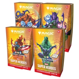 Marvel Super Heroes Commander Deck Collector's Edition Set (4 Decks)