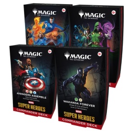 Marvel Super Heroes Commander Deck Set (4 Decks)