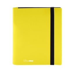 Ultra Pro 4-Pocket Eclipse PRO Binder Lemon Yellow