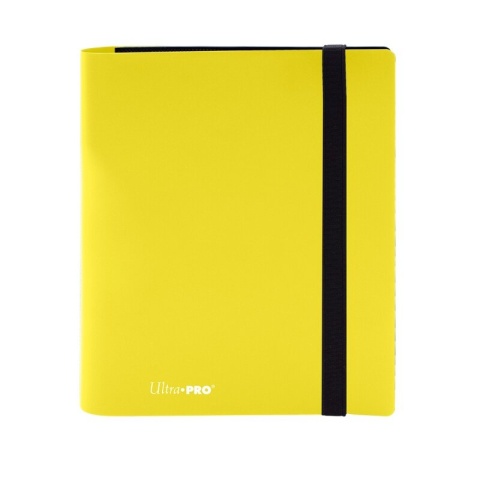 Ultra Pro 4-Pocket Eclipse PRO Binder Lemon Yellow